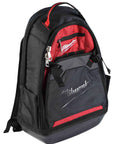 Pro Grade Jobsite Backpack For Tradesmen With Ultra Durable 1680D Fabric, Water Resistant Molded Base, Built-In Tool Pockets, Padded Shoulders