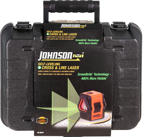 Self Leveling Cross And Line Laser Kit With GreenBrite Technology Green Beam For Indoor And Outdoor Use Pro Grade Accuracy