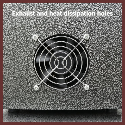 Exhaust and heat dissipation holes of the Premium 220V Shrink Tunnel Packaging Machine Heat Shrink Wrapper.