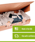 Quality Newsprint Packing Paper Sheets For Moving And Shipping Includes 320 Versatile Wrapping Sheets Measuring 17 By 27 Inches With 10 Pounds Of Legit Sturdy Protective Supplies For Your Smooth Sailing Move Must Haves in a shipping box.