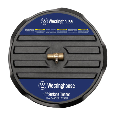 Top view of 15 Inch Surface Cleaner Attachment For Pressure Washers Up To 3400 Max PSI With 1/4 Inch Quick Connect Universal Fit