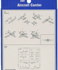 Instruction manual for E2C Hawkeye Aircraft Set 1/350 For USS Nimitz Six Box Ready To Build Plastic Model Kit