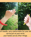 Adjustable Bird Harness With 80 Inch Leash for Outdoor Flying Training Kit, soft red and yellow handle in a hand