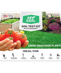 Soil Test Kit For Lawn And Garden Health To Get Your Lawn Game Right With Complete And Accurate Nutrient And PH Analysis box image