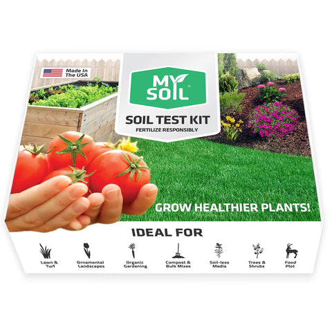 Soil Test Kit For Lawn And Garden Health To Get Your Lawn Game Right With Complete And Accurate Nutrient And PH Analysis box image