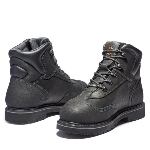 Internal Met Guard 6 Inch Steel Toe Work Boot With 24 Seven Comfort System For All Day Comfort, brown, size 11.5 M US, front and side view