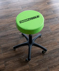 Pneumatic Mechanics Stool With Wheels Adjustable Height From 20 To 26 Inches 250 Lb Capacity Vinyl Upholstered Seat
