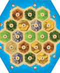 Premium Island Settlement Building Strategy Board Game For Families And Crew Ages 10 Plus Master Resource Trading Expand Territories game board with hexagonal terrain tiles.
