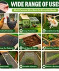 Heavy Duty 304 Stainless Steel Hardware Cloth 1/2 Inch 20 Gauge Welded Mesh Chicken Wire Fencing for poultry protection and coops.