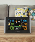 Wireless Color Weather Station With Digital Forecast And Trend Arrows Monitors Indoor And Outdoor Temperature And Humidity