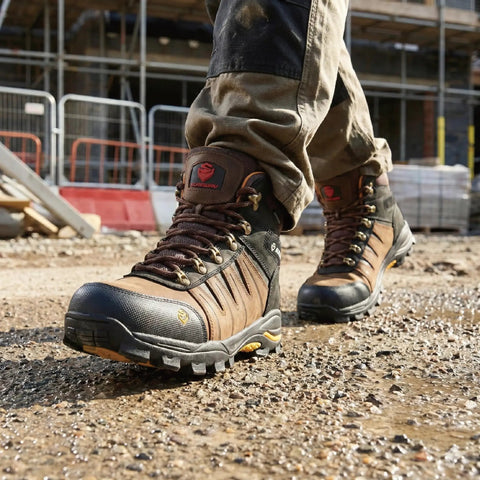 6 Inch Waterproof Steel Toe Work Boots For Men EH Rated Oil And Slip Resistant Full Grain Leather Lace Up Safety Shoes For Roofing Hunting And Heavy Duty Industrial Jobs Built Tough As Nails