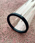 Close-up of Replacement Quartz Glass Tube For Four Sided Pyramid Flame Patio Heater 49.5 Inches Tall 4 Inches Diameter