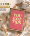 Inspirational Gifts Spiral Notebook 5.5 By 8.3 Inches With Durable Cover And Smooth Lined Paper shown in gift box