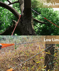 Rope Saw For Tree Limbs 55 Inch Pocket Chainsaw Kit cutting high and low tree limbs