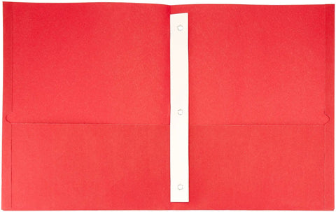Legit Twin Pocket Folders With Strong Two Prong Fastener And Quick Business Card Slot Holds Letter Size Sheets In Fresh Assorted Colors For Zero Fuss Desk Sorting Solid Twenty Five Pack Keeping Your Files Neat And Ready For The Daily Grind