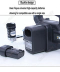 Electric Copper Tube Bender Cordless Pipe Bending Tool showing the battery pack and buckle design for compatibility.