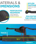 Soft Turf Toe Brace For Big Toe Relief With Taping Splint And Wraparound Support Straps For Sprains And Hallux Rigidus Left Foot One Size Fits Most Men And Women materials and dimensions display