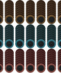 2 Inch Quick Change Sanding Discs Set, 150 Pcs Aluminum Oxide Surface Conditioning Pads for Die Grinder, colorful discs