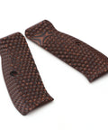 Palm Swell Grips For CZ 75 Full Size Orange Black G10 With Palm Texture Free Screws Mag Release Includes O Rings Thin