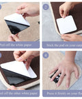 Steps to apply 10 Pack Rug Grippers Non Slip Pads For Hardwood Floors Keep Rugs From Curling And Slipping Instantly Easy To Apply