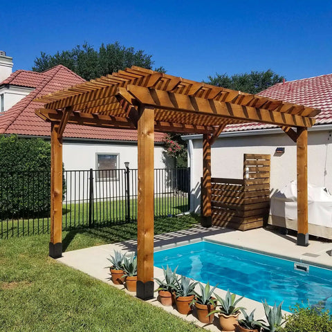 Two Pack 4x4 Post Base Brackets For Outdoor Wood Decks And Fences Heavy Duty Powder Coated Steel Anchor Bases With Inner Size 3.6x3.6 Inches Pergola Railing Pavilion Mailbox Support Weatherproof And Rust Resistant