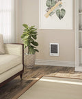 Electric Wall Heater Complete Unit Without Thermostat 1500 Watt 120 Volt 5120 BTU White Wall Mounted Heater for home office