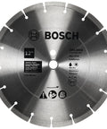 Xtreme 12 Inch Segmented Rim Diamond Blade Pro Grade With 1 Inch Arbor For Fast Wet Or Dry Cutting Of Reinforced Concrete Brick And Stone