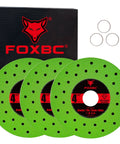 4-1/2 Inch Diamond Cut Off Discs For Angle Grinder, Ultra-Thin Multi-Material Tile Cutter Blades in green, 3 pack