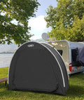 Portable Outdoor Bike Storage Shed Tent Made With 210D Oxford Fabric PU4000 Waterproof Coating And Silver Shield in campsite