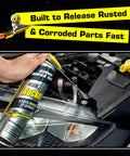 All-In-One Multi-Purpose Lubricant Spray For Rusted Bolts, Tools, Bikes And Garden Gear, 15.2 oz, used on car engine