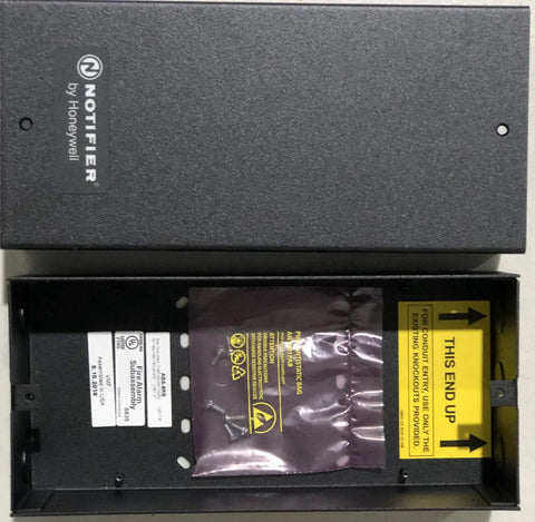 Fire Alarm Annunciator Surface Mount Backbox ABS8RB With Blank Faceplate Replacement Panel Housing For Control Cabinet Systems, open view.