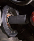 17mm Harmonic Balancer Socket For Honda And Other Engines installed on a vehicle, showing heavy-duty alloy steel construction.
