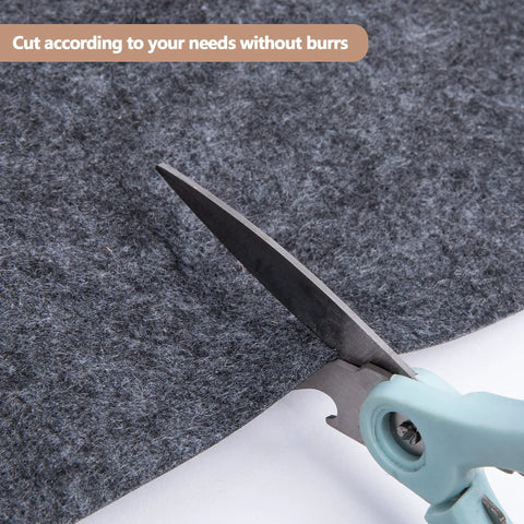 Scissors cutting 8.2 By 8.2 Foot Outdoor Storage Shed Floor Mat Waterproof Dustproof Anti Slip Carport Floor Protector
