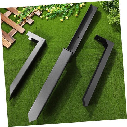Heavy Duty Fence Post Repair Kit With Weather Resistant Metal Stakes For Ground Easy Install For Composite Fence Posts And Quick Fix For Broken Posts DIY Friendly And Sturdy For Long Lasting Fences