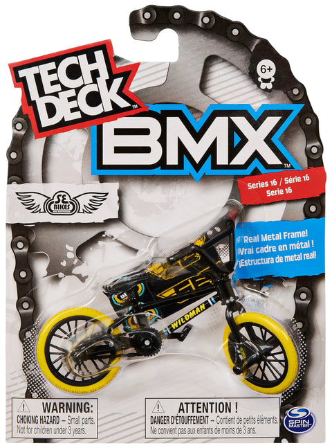 BMX Finger Bike Replica With Metal Frame For Realistic Flick Tricks Movable Parts Authentic Graphics Mini Deck Style in packaging