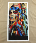 3G Jet Opaque Heat Transfer Paper For Dark And White Fabrics 11x17 Inches 25 Sheets Pack, colorful feather headdress design
