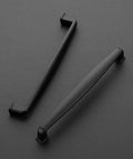 Solid 6-1/4 Inch Matte Black Cabinet Handles Set Of 30 For Kitchen Cabinets And Drawers Cupboard Hardware Beefy Metal Pulls With 6-1/4 Inch Center To Center Easy Install displayed on dark surface