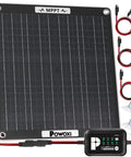 30W Solar Battery Charger With MPPT Controller And Adjustable Parameters 12V Trickle Maintainer For RVs Boats Marine Motorcycles