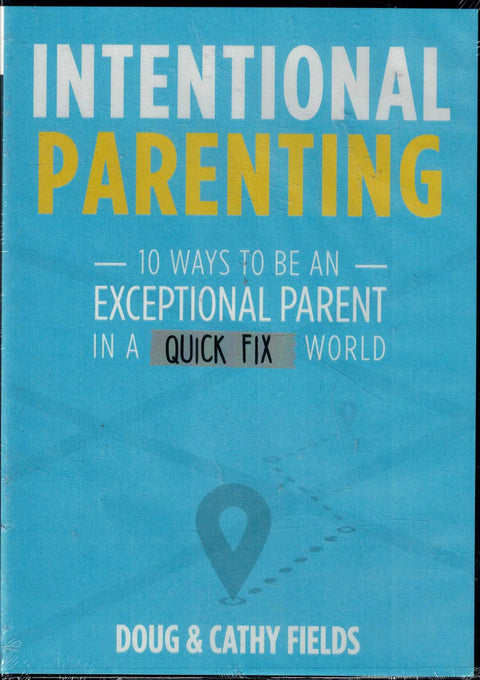 Intentional Parenting Dvd Series Featuring Real Talk Tips To Fortify Family Bonds And Master Relationship Based Discipline Step Up Your Family Game Real Deal, cover design with blue background.