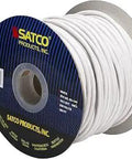 Bulk Wire 18/3 SVT 105C White, 250 Foot Spool, Pulley Cable for DIY Projects, Lamps, and Small Appliances, Flexible Electrical Wire with Durable Jacket