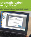 Screenshot of Automatic Label Recognition feature on Turbo Driven Direct Thermal Label Printer With Automatic Size Detection and Plug And Play Usb Hookup Plus Lan Networking.