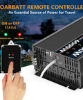 Heavy Duty 3000W Pure Sine Wave Power Inverter 12V To 120V AC Converter with remote control used in camping.