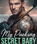 Secret Baby Sparks a Steamy Second Chance Romance in The Milwaukee Frost Series, book cover with tattooed man and hockey stick