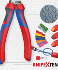 Handy Comfort Grip Crimping Pliers For Wire Ferrules 5 To 23 AWG 0.25 To 16 Mm2 DIN 46228 Parts 1 And 4 front view