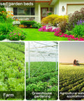 Drip Irrigation Fittings Kit 120 Piece in use for raised garden beds, farming, greenhouse gardening, and agricultural watering applications