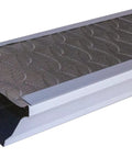 6 Inch Gutter Guard Kit, 48 Ft with Screws and Setter, stainless steel micro mesh cover, fascia style gutter view