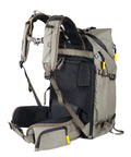 Side view of 35L Hiking Camera Backpack With Removable Inner Insert For Pro DSLR With Grip And Five To Six Lenses Up To 300Mm F2.8