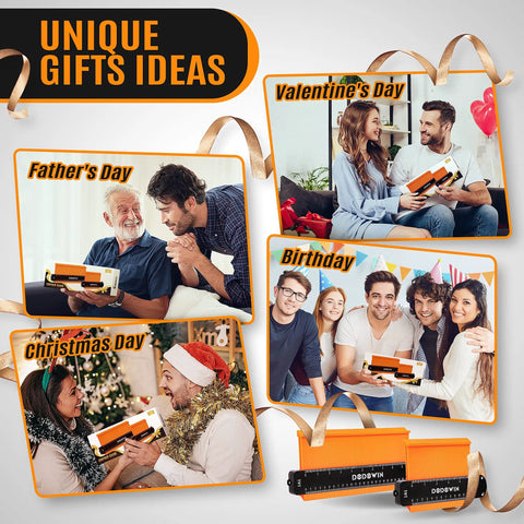 Contour Gauge With Lock Dual Size 5 Inch And 10 Inch Profile Duplicator for gifting on Father's Day, Valentine's Day, and Christmas.