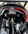 Interior view of Off Road Remote Control Jet Boat With Dual Batteries And 4 Channel LED Lights Top Speed 15 To 20 Kilometers Per Hour