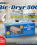 Air-Dryr 500 Marine Dehumidifier for Boats, RVs and Small Rooms Quiet, Energy Efficient Humidity Control in a box